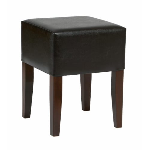 Clarke Faux Leather Low Stool