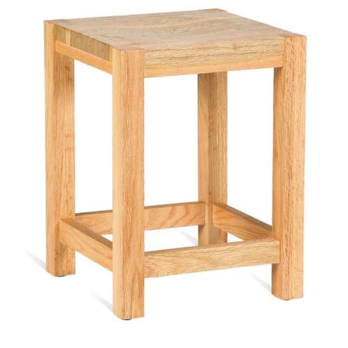 Slab Low Oak Stool