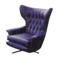 Hockney Button Back Chair
