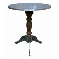 Clifton Table with Stainless Steel Top
