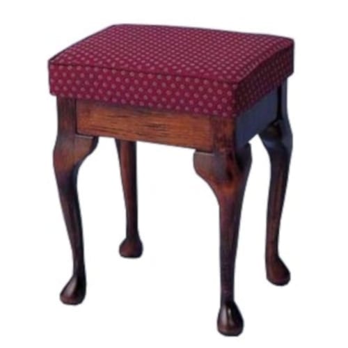 Cabriole low stool