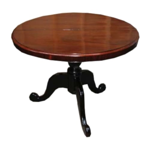 Salvage pedestal table