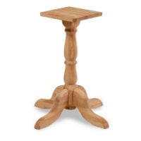 Buxton small single pedestal dining table