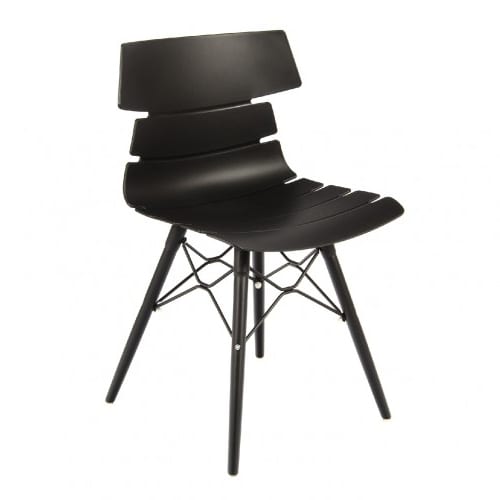 Hoxton K frame black sidechair