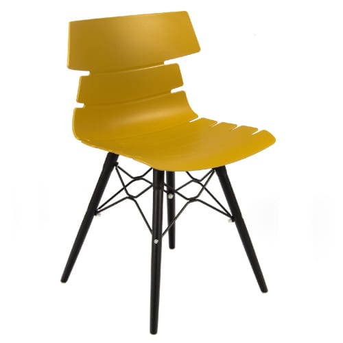 Hoxton K frame black sidechair
