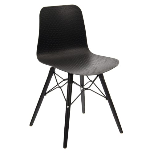 Net K frame black sidechair