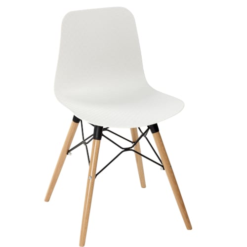 Net K frame beech sidechair
