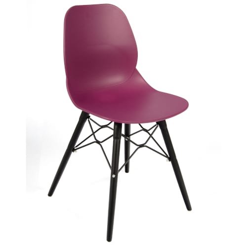 Shoreditch K frame black sidechair