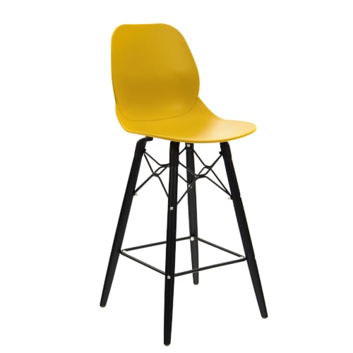 Shoreditch K frame mid height high chair black
