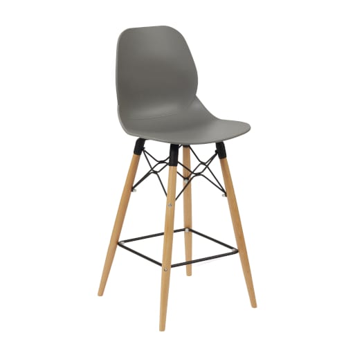 Shoreditch K frame mid height high chair beech