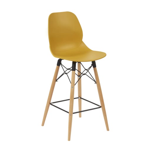 Shoreditch K frame mid height high chair beech