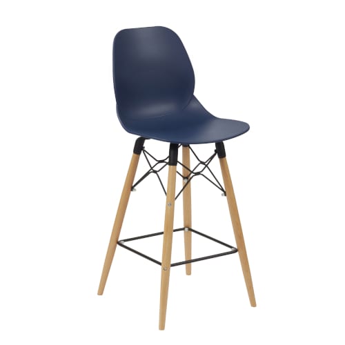 Shoreditch K frame mid height high chair beech