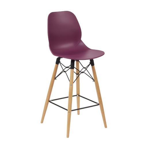 Shoreditch K frame mid height high chair beech