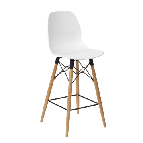 Shoreditch K frame mid height high chair beech