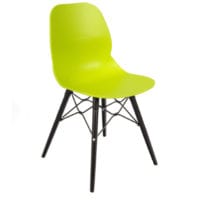 Shoreditch K frame black sidechair