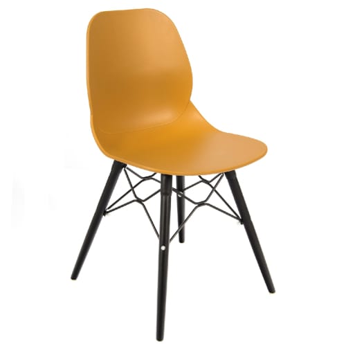 Shoreditch K frame black sidechair