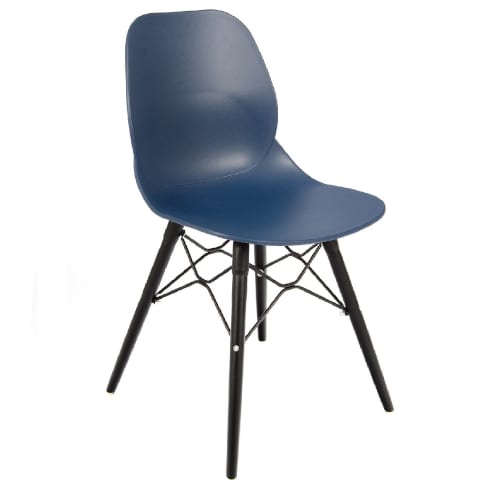 Shoreditch K frame black sidechair