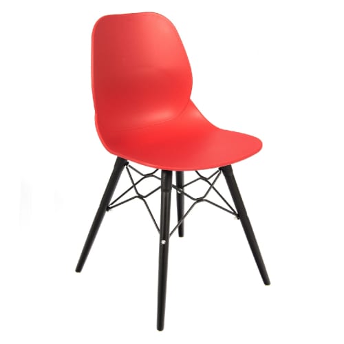 Shoreditch K frame black sidechair