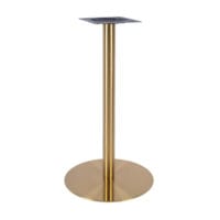 Zeus vintage brass small table base