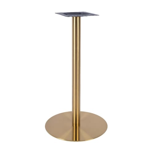 Zeus vintage brass small table base