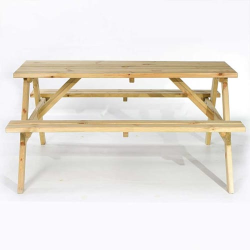Abbey 6 seat a frame picnic table