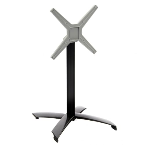 Aluminium flip top dining table base