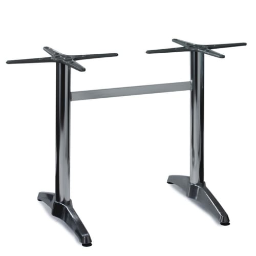 Aluminium refectory dining table base