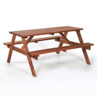 Chester brown 6 seat A frame picnic table