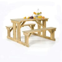 Guernsey 6 seat easy access walk-in picnic table