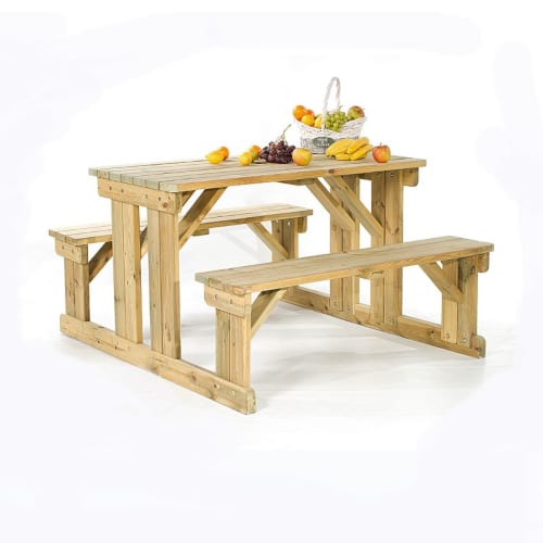 Guernsey 6 seat easy access walk-in picnic table