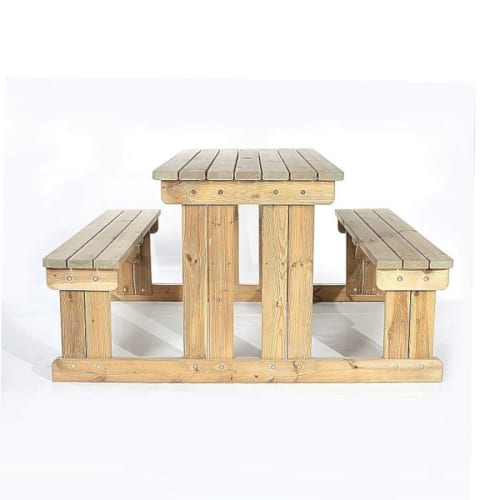 Guernsey 6 seat easy access walk-in picnic table