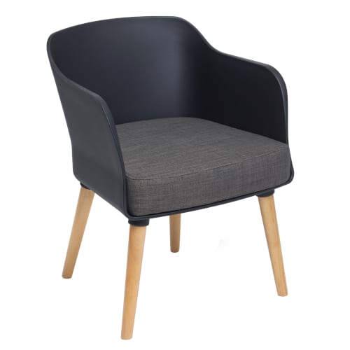 Poppy natural leg tub chair