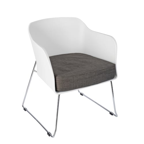 Poppy skid leg tub chair
