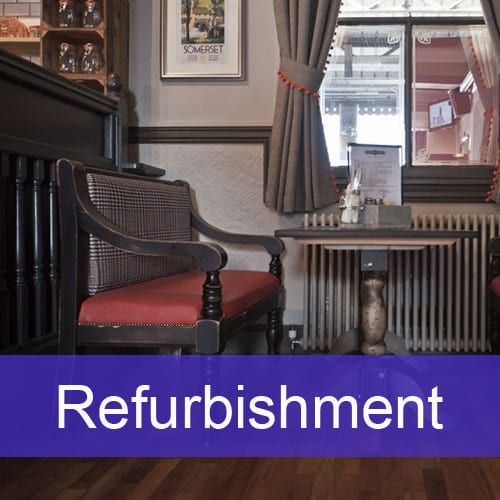 Refurbishment - Foremost Furniture Ltd, Contract pub, hotel and restaurant tables and chairs