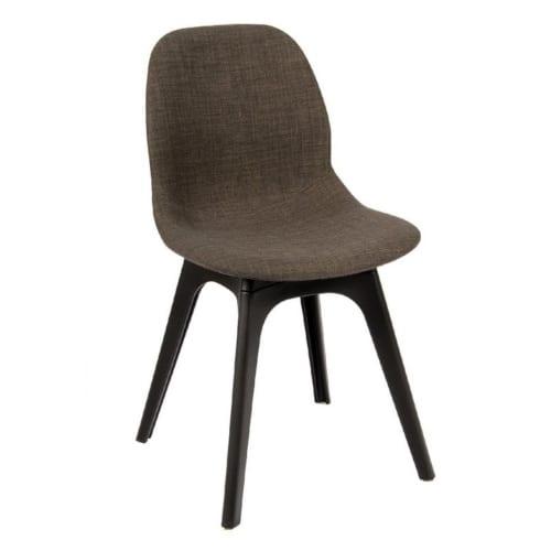 Shoreditch R sidechair (black)- uph grey