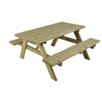 Whitby 6 seat folding picnic table