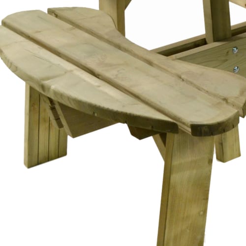 Aberdeen round 8 seat picnic table