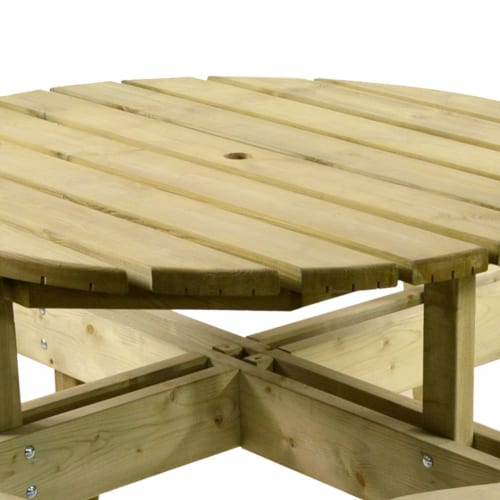 Aberdeen round 8 seat picnic table