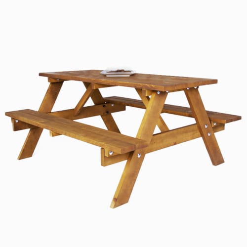 Junior durham A-frame traditional picnic table