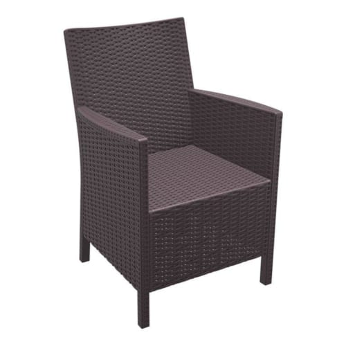 California rattan armchair