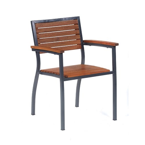 Dorset square table and 4 armchairs set