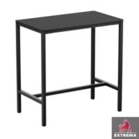 Extrema 4-leg poseur table - Black top