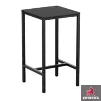 Extrema 4-leg poseur table - Black top