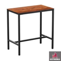 Extrema 4-leg poseur table - Copper textured top