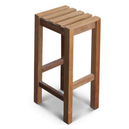 Grade A teak high stool