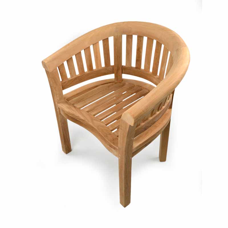 Windsor teak armchair