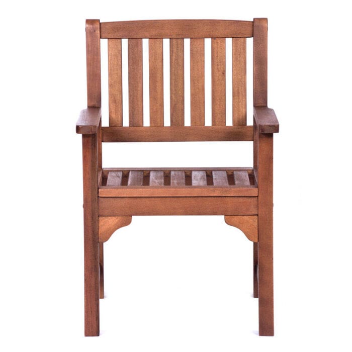 Melton hardwood stacking armchair