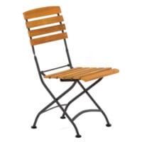 Newark steel framed folding sidechair
