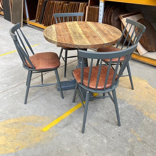 4 Seater Table and Chairs - 850mm Dia