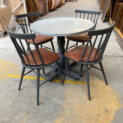 4 Seater Metal Table and Chairs
